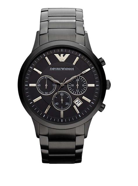 armani ar2453 replica|EMPORIO ARMANI Classic 43 mm Black Case Black .